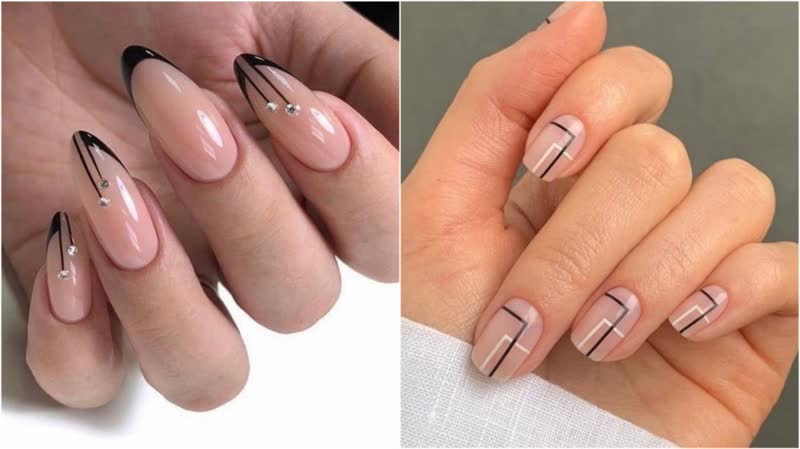 طراحی‌ ناخن مینیمال